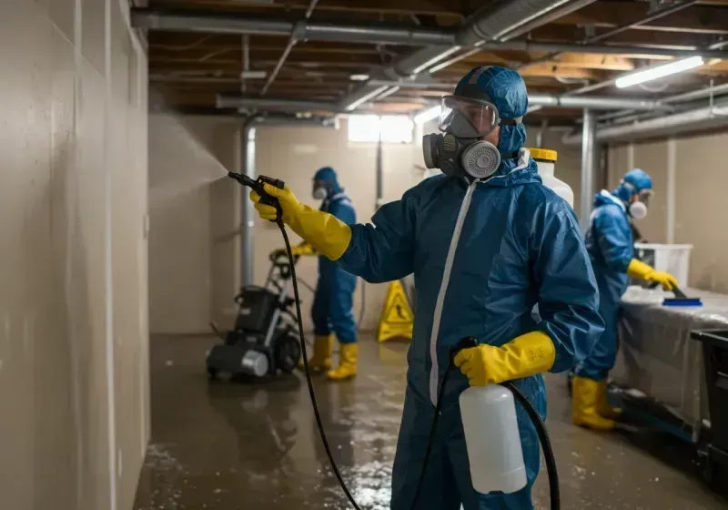 Basement Sanitization and Antimicrobial Treatment process in Clarkdale, AZ