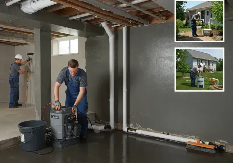 Basement Waterproofing and Flood Prevention process in Clarkdale, AZ